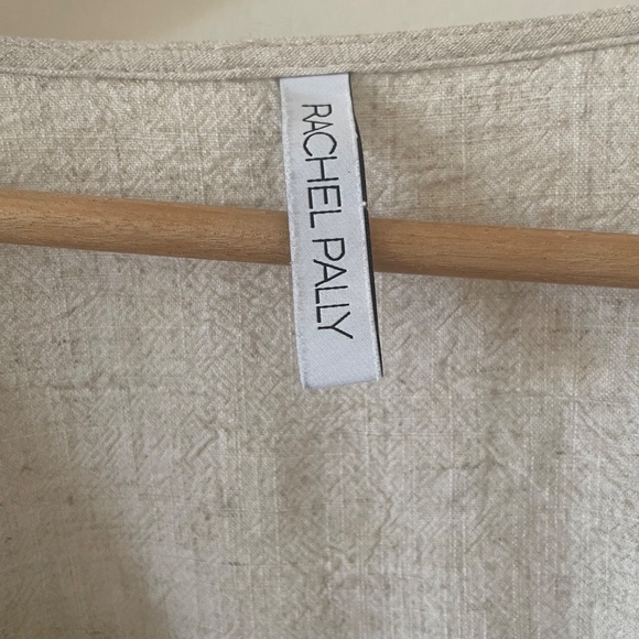 RACHEL PALLY Linen Kimme Top XS in Natural - Picture 2 of 7